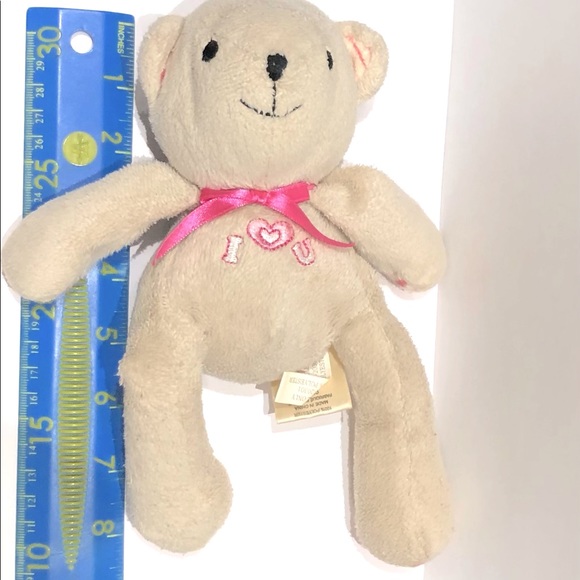 Cherokee Bear “I love you” Eight-inch cream coloured - Picture 4 of 4